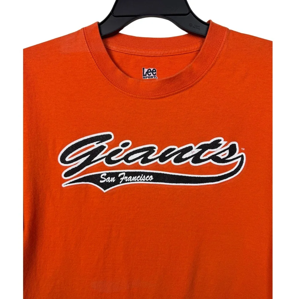 Lee Sport VF Imagewear T-Shirt Mens San Francisco‎ Giants MLB Crew Large Orange